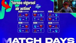 Piz Commenta IL GIORNO 1 dell' AirAction Vigorsol Tournament! - Fortnite