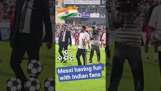 GOAT Messi With Indian Fan 🇮🇳⚽ 2025 #messi #goat #indian #footballfans #shorts