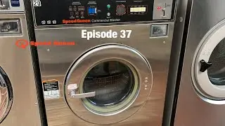 Laundromat day Episode 37 Speed Queen 30 pound washer Action