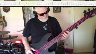 Rush - Working Man - Bass Cover with tabs