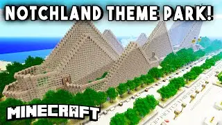 NOTCHLAND EP1 - Theme Park Adventure (Rollercoasters, Minigames, PVP & More!)