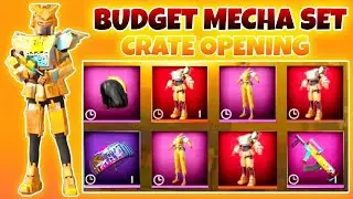 BUDGET MECHA SET PUBG 😱 NEW SUPPLY CRATE OPENING 🔥 #bgmi #pubgmobile #pubgm
