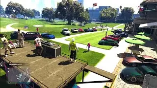 TEAMR$23 CARMEET🍋&zwj;🟩🌴PS5/Grand Theft auto5 #gta #espa&ntilde;a #carmeet #rockstargames #carmeet #viralvideo