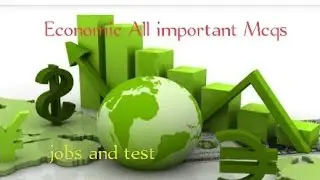 Ppsc commerce lecturer Economic mcq lesson 1