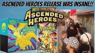 Ascended Heroes Release Day Was INSANE!!(Crazy Pull)