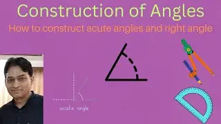 How to Construct an Angle of 15&deg;,30&deg;,45&deg;,60&deg;,75&deg;,90&deg;,105&deg;,120&deg;,135&deg;,150&deg;, 165&deg;, 180&deg; Degree | Part 1