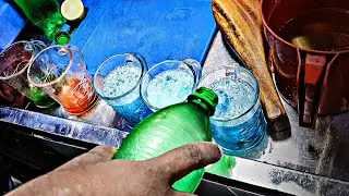 Indian Lemon Soda | Unique Style Soda Making | Volcano Soda Rs 20/- Street Food #Volcano #streetfood