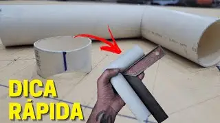CORTE 45 GRAUS EM TUBOS [DICA RÁPIDA E EFICIENTE]