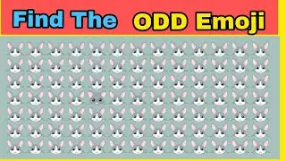 Can you  find the odd emoji #npjgameryt #braintest #iqtest #findoddoneoutdifficult #findemoji