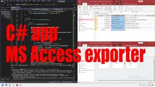 How to export from MS Access using C# source code tutorial - May 2024 -  e3e1c7c4