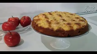 ΜΗΛΌΠΙΤΑ ΜΕ ΚΡΈΜΑ (ЯБЛОЧНЫЙ ПИРОГ С КРЕМОМ/ APPLE PIE WITH CREME)