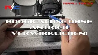 Boogieachse ohne Antrieb verwirklichen!