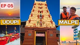 A day well spent in UDUPI l Mangalore l Krishna Matha l Malpe Beach