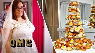 Bride Chooses an Unusual Choice for The Wedding Cake | Wedding Valley | OMG Weddings
