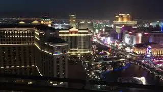 Las Vegas Strip View from the Cosmo Suite