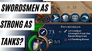 (Civ 6 Domination Deity) How To Get Swordsmen As Strong As TANKS In The Classical Era