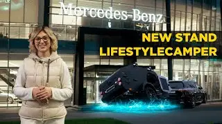 Lifestylecamper at the Mercedes-Benz showroom in Kyiv
