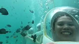 Vi gikk p&aring; havbunnen i Boracay 😱 | Helmet Dive filmet i 4K (GoPro)