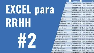 Excel para RRHH #2 - Cómo Hacer un Control de Asistencias