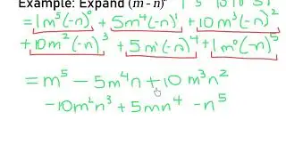 6 3 Pascal's Triangle and Expanding Binomial Powers