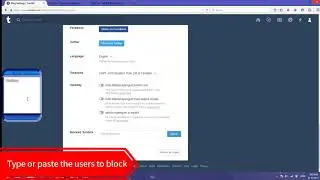 Tumblr MassBlock Script