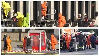 ABC-Alarm - Feuerwehr-Gro&szlig;einsatz im Industriegebiet Spannstiftstra&szlig;e in Hagen-Hohenlimburg