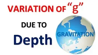 Variation of g due to depth