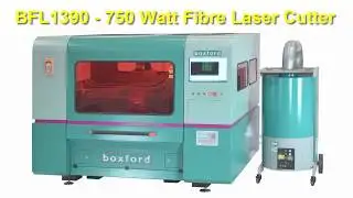 Boxford BFL1390 750 Watt Fibre Laser Cutting a variety of metals