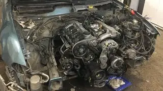 Свап мотора 1.6 ALZ на 1.8T 20V AEB  Audi A4