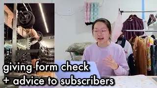 form checking subscriber's lifts | first form check video! | FACTS Ep. 1