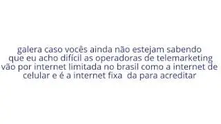 Internet Limitada no Brasil #brasildemalapior