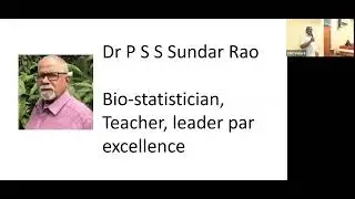 TRIBULATIONS IN DESIGNING A PROSPECTIVE LONGITUDINAL STUDY IN THE COMMUNITY  _ DR. P S S SUNDAR RAO