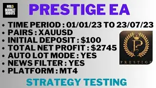Prestige EA MT4 Forex Robot Strategy Testing | mql5 market robots