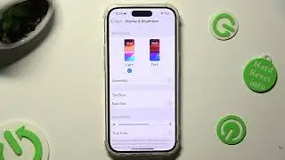 Как включить/выключить автояркость на iPhone 15 Pro?