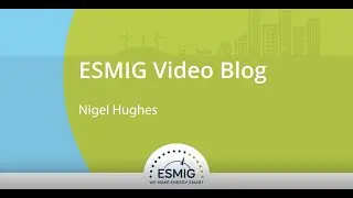 Introduction to ESMIG and our work supporting the energy transition