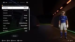 How To Create Ryan Ortiz in FC25