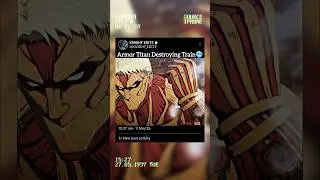 Armored Titan Destroys Weapon Train 🚂💥 | AOT Final Season Ep 12 | Anime Shorts
