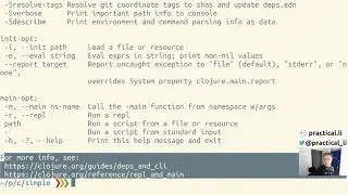 Getting started with Clojure CLI and tools.deps