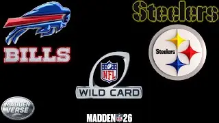 2026 AFC WILD CARD - BILLS vs STEELERS #nflplayoffs