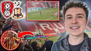 PENALTY DRAMA on CRICHLOW'S RETURN & 1,100 AWAY FANS - Rotherham United 0-1 Bradford City FC Vlog
