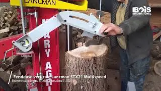 Fendeuse verticale Lancman STX21 Multispeed pour limiter la fatigue et favoriser la s&eacute;curit&eacute;