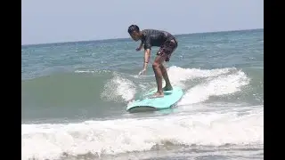 Group Surfing Lesson in Daytona Beach, Florida with Daytona Beach Ocean Sports 7-26-25