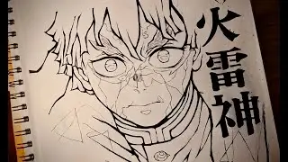 Drawing Zenitsu | Chill Talk and Basic Art Process