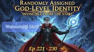 Randomly Assigned God-level Identity, Invincible from the Start in hindi | Ep 221 - 230 🤩🤩❤️‍🔥❤️‍🔥