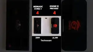 Redmagic 11 Pro Plus VS iPhone 15 Pro Max Speed Test Comparison #phoneyear #foryou #tiktok #shorts