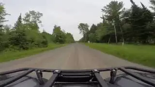 Road from Cornucopia WI to Valhalla Pub and Grub 1