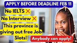 This Free Canada Job Opportunity Ends February 11 (No Agent, No Fee) 