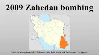 2009 Zahedan bombing