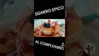 SGARRO EPICO AL COMPLEANNO 🎂 CHEAT MEAL #shorts