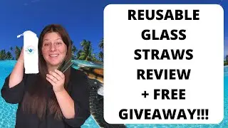 Reusable Glass Straws | FREE GIVEAWAY 🥤